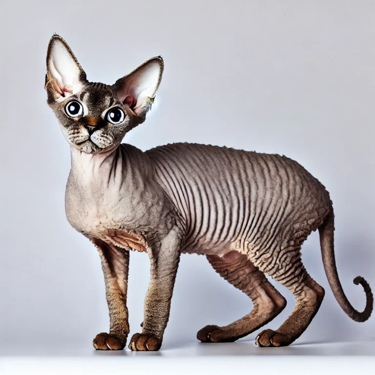 De Devon Rex kat