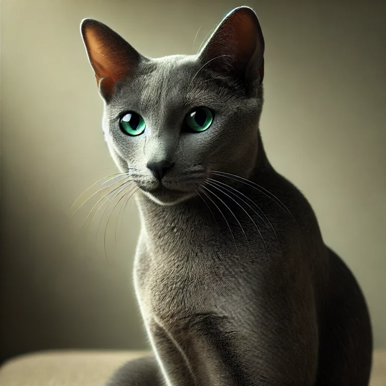 De Russische Blauw kat