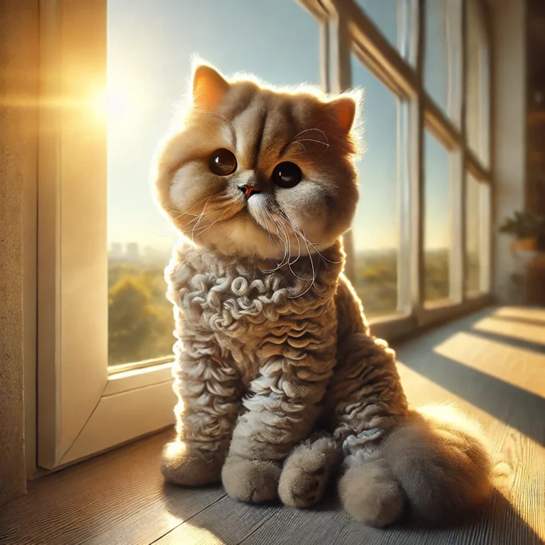 De Selkirk Rex Korthaar kat