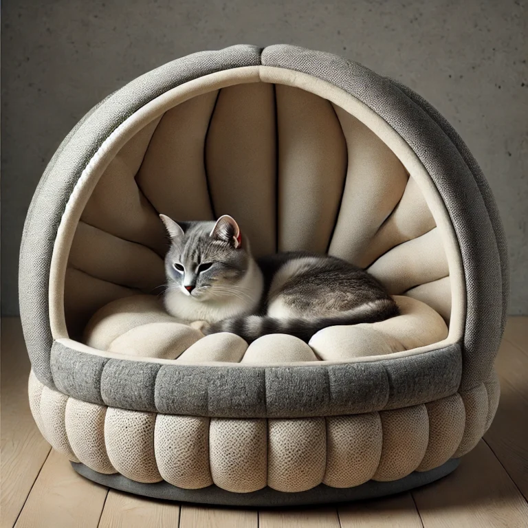 Een speciaal ontwerp kattenmand voor comfort