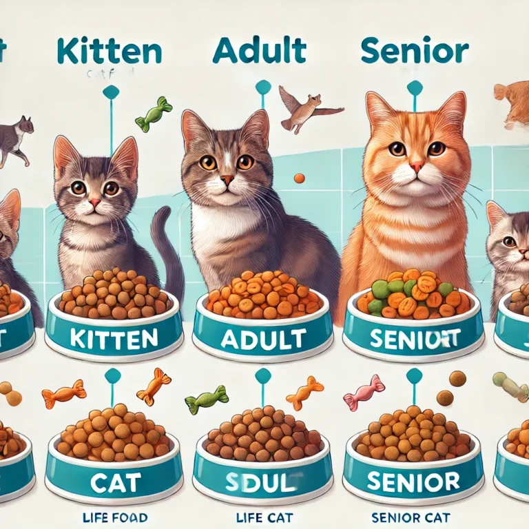 Kattenvoer op basis van leeftijd en levensfase