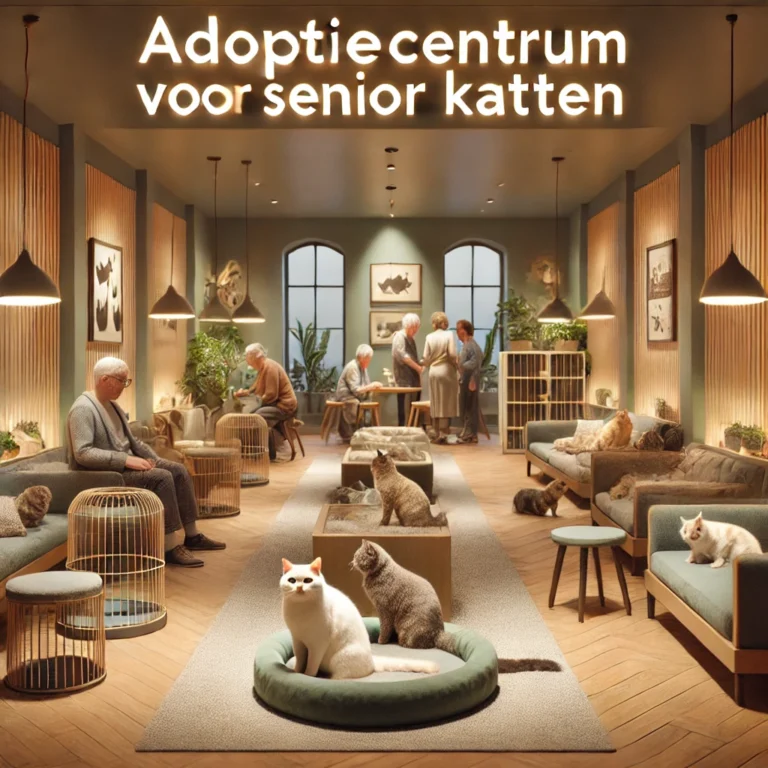 Speciale adoptiecentra voor senior katten
