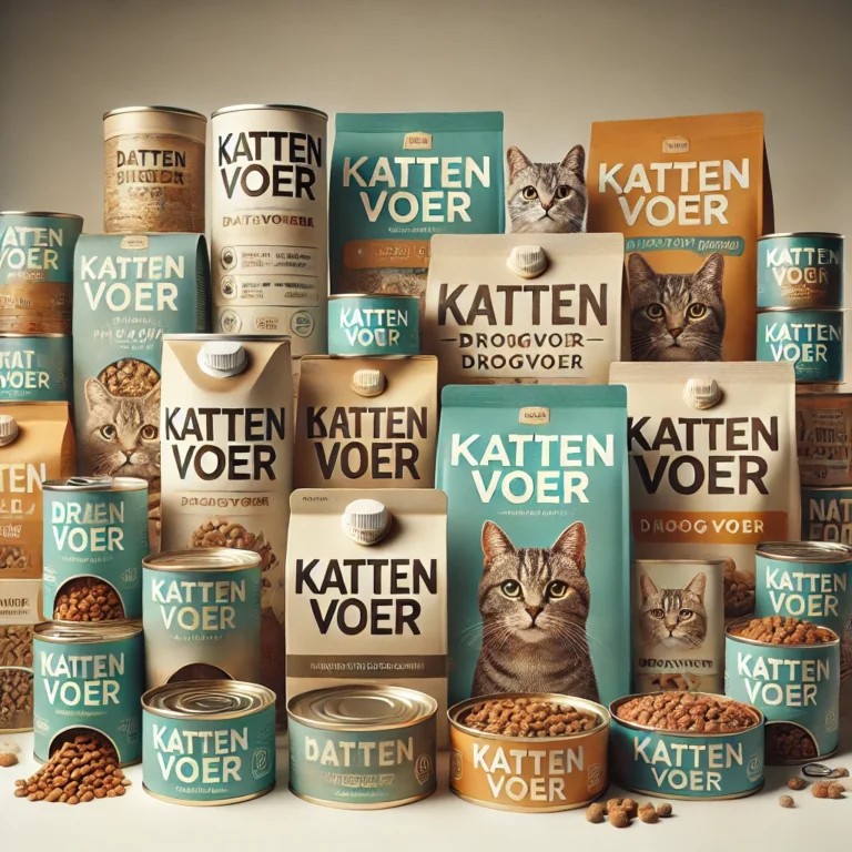 Verpakkingen en bewaarmethoden van kattenvoer