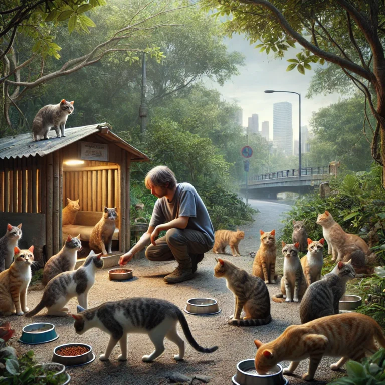 Wilde katten en zwerfkatten progamma`s
