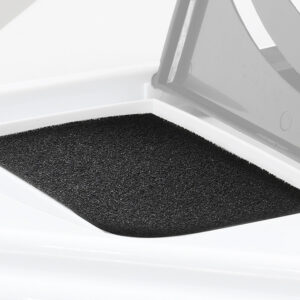 Vervangfilter voor kattentoilet Prism/Eclipse 13x7,5cm zwart