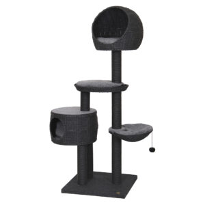 Krabpaal trend cattree elegance touch 58x58x162,5cm zwart