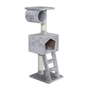 Krabpaal classic cat tree abigail 40x35x109cm grijs