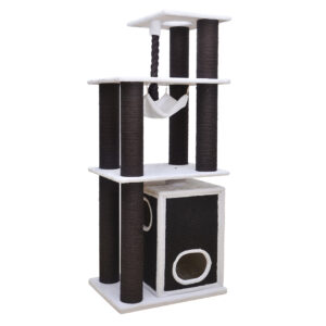 Krabpaal Swindon 80x60x190cm-3parts wit